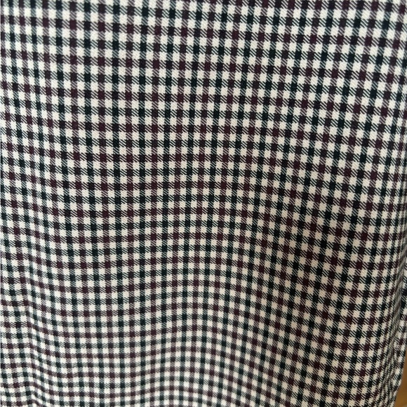 RW&Co, Cambridge Grace, jagging, women’s size, M, in burgundy, black & tan check - Picture 3 of 4